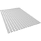 Ekena Millwork 94H x 3/4T Adjustable PVC Slat Wall Panel Kit w/ 3W Slats, Unfinished contains 15 Slats SWP60X94X0750UN - alternate 6